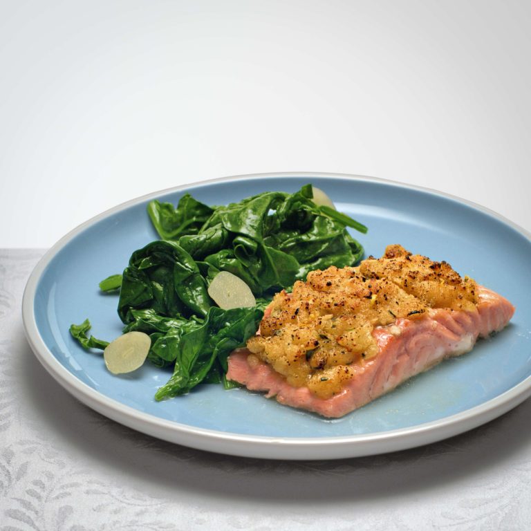 Lachsfilet mit Zitronenkruste - Effilee