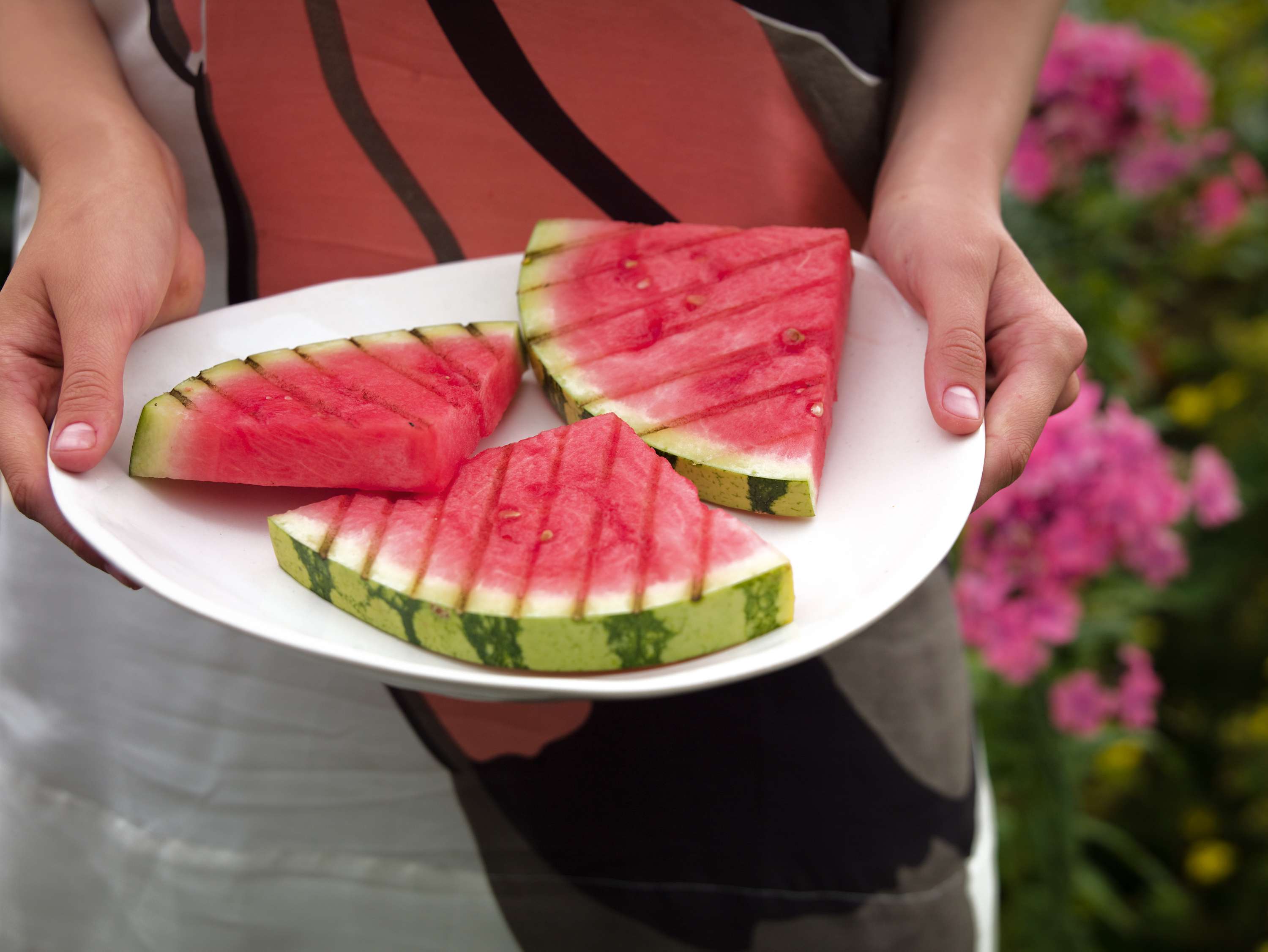 Gegrillte Wassermelone