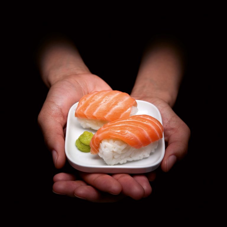 Nigiri-Sushi mit Lachs - Effilee