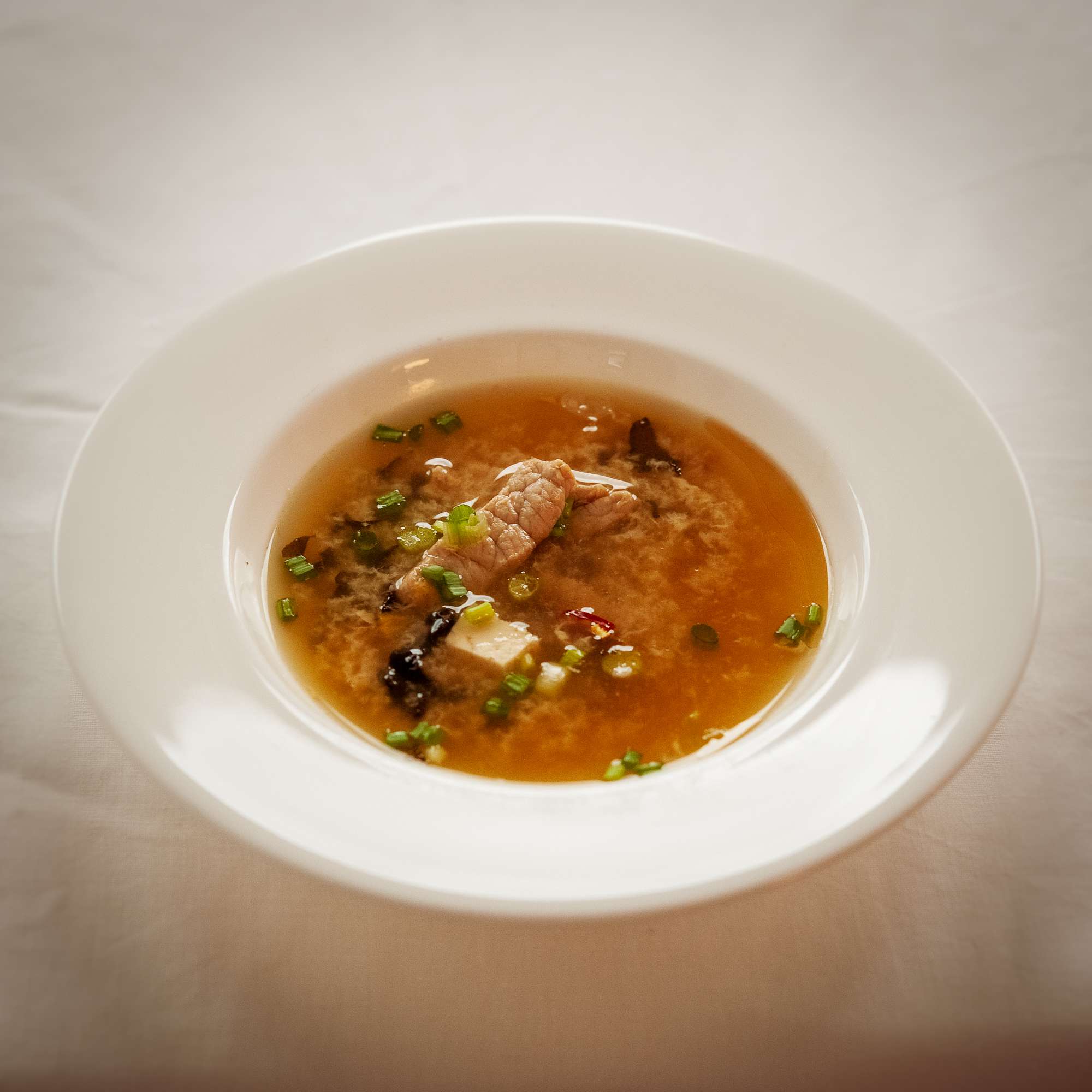 Sauer-scharfe Suppe