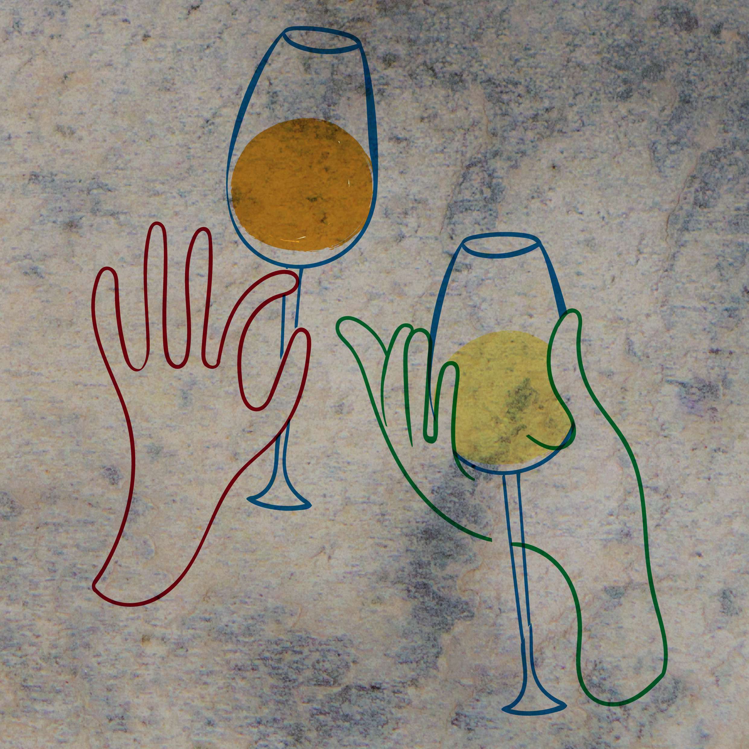 Treffen sich zwei Weine: Sekt und Champagner