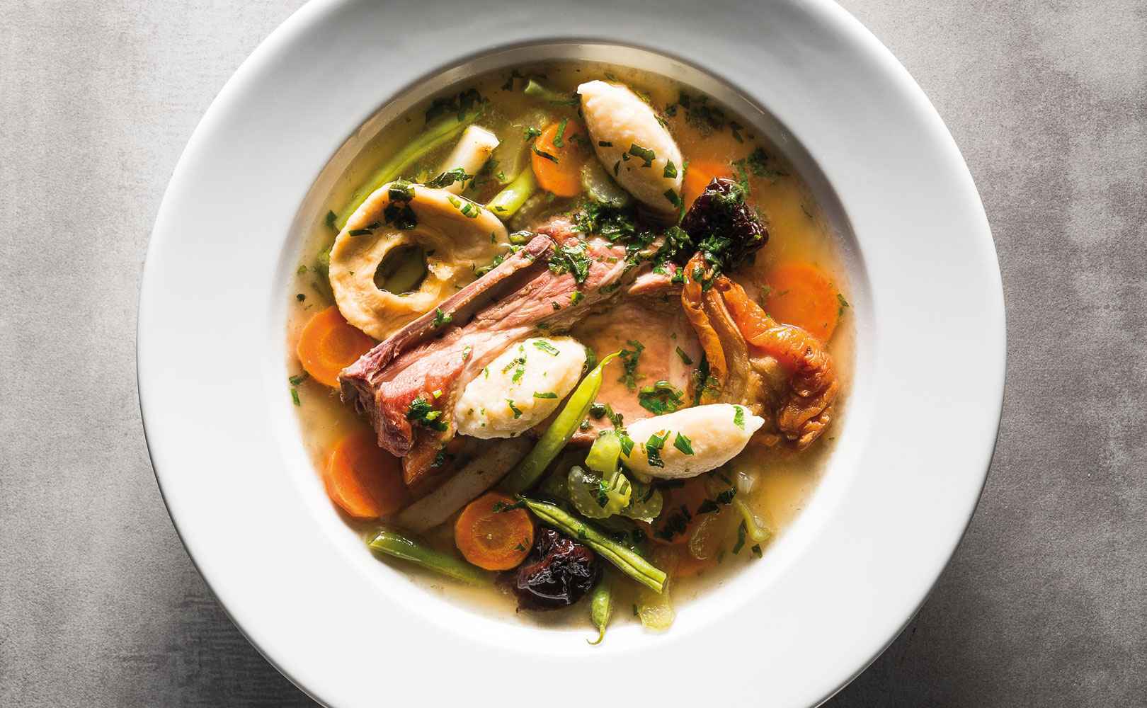 Hamburger Aalsuppe · Effilee