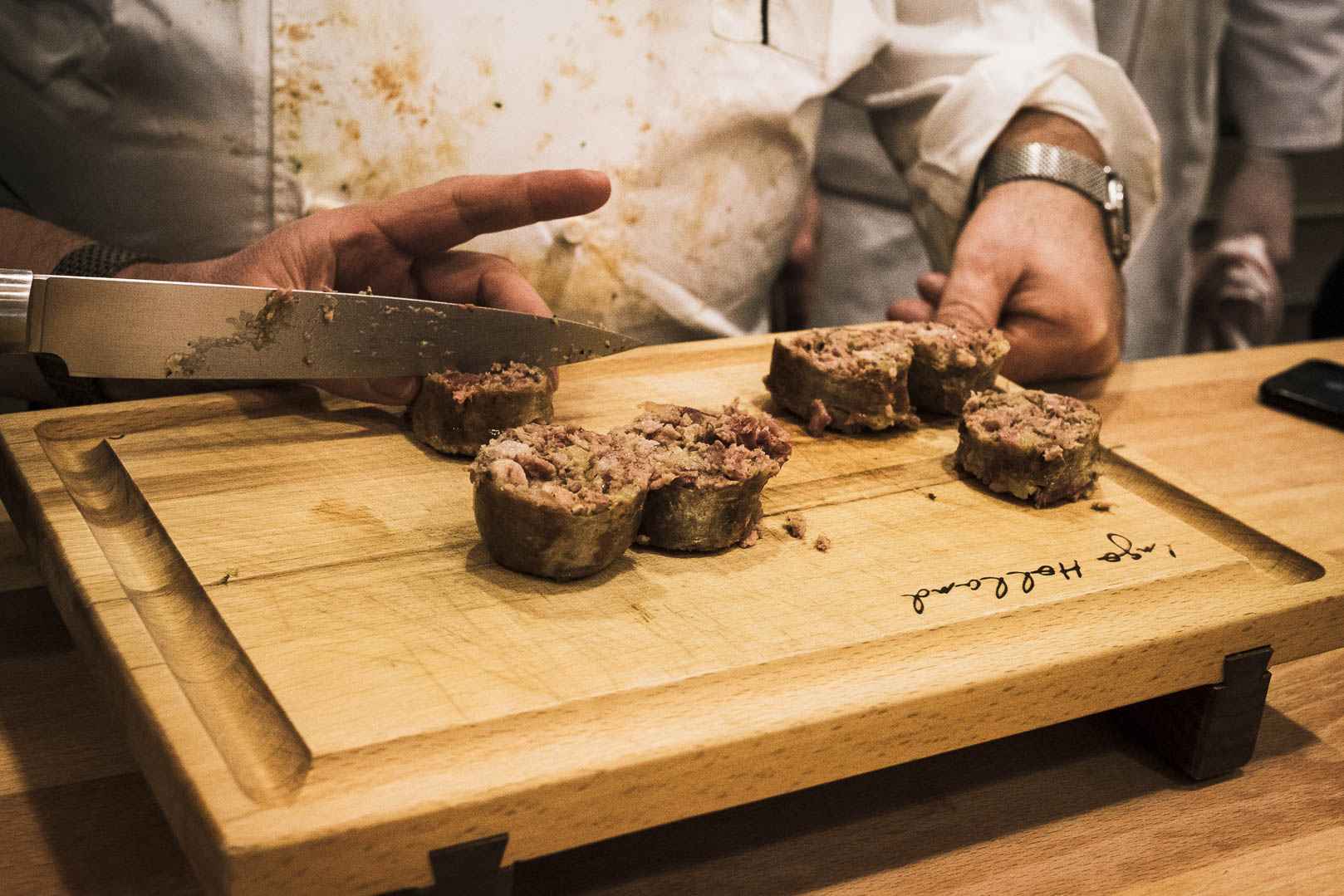 Rezept für Lamm-Andouillette mit Bries