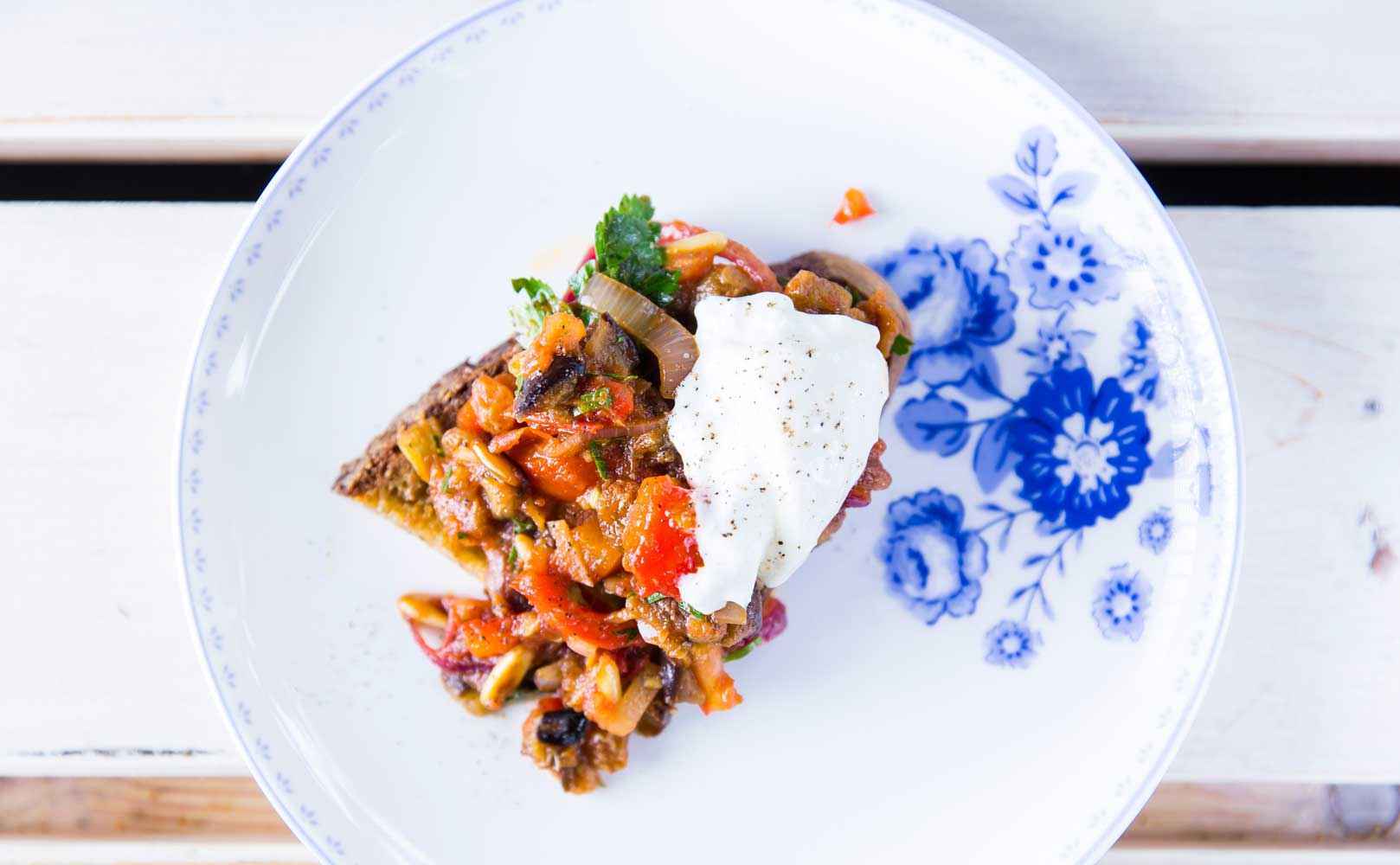 Rezept für Crostini mit Caponata à la Provence