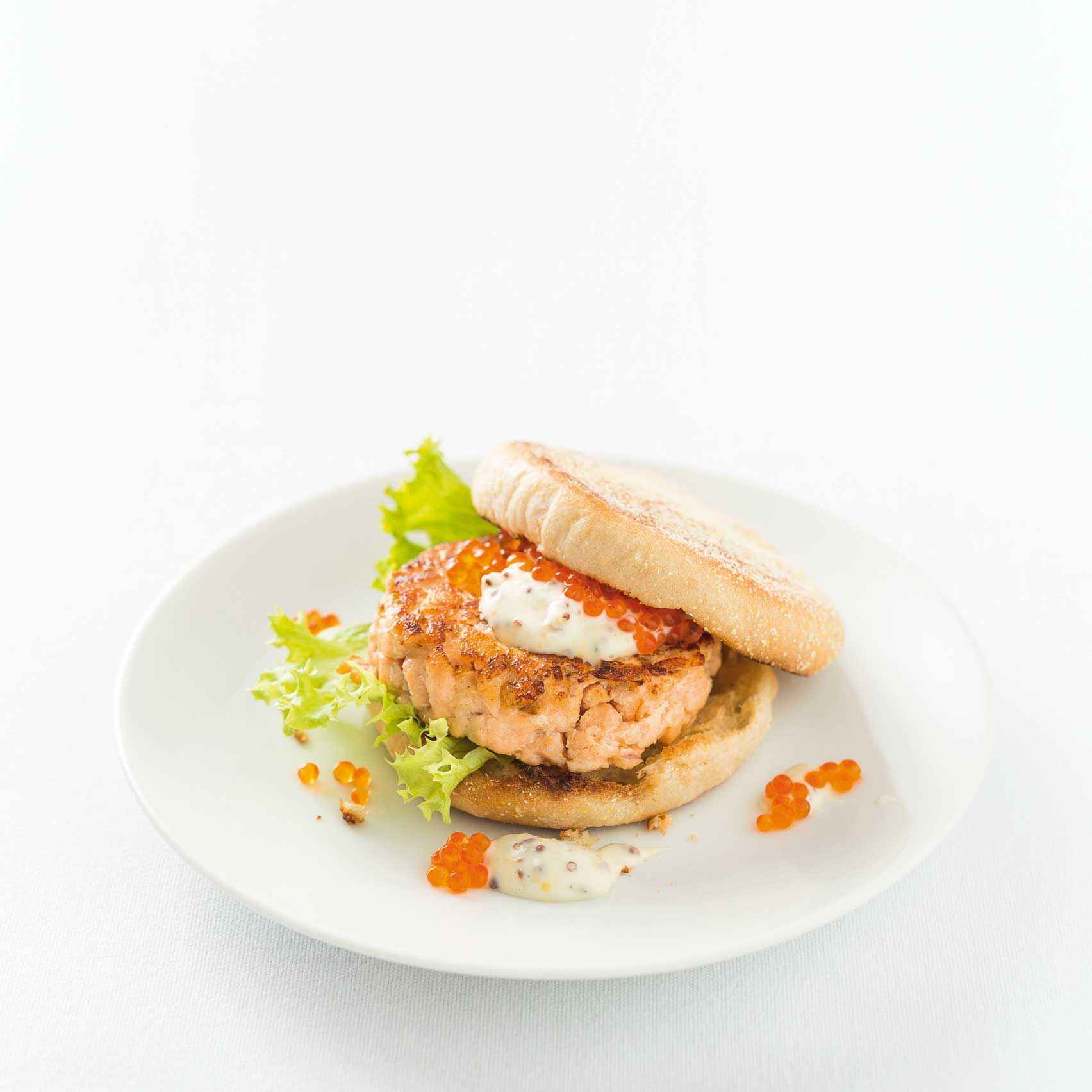 Lachs-Tatar-Burger