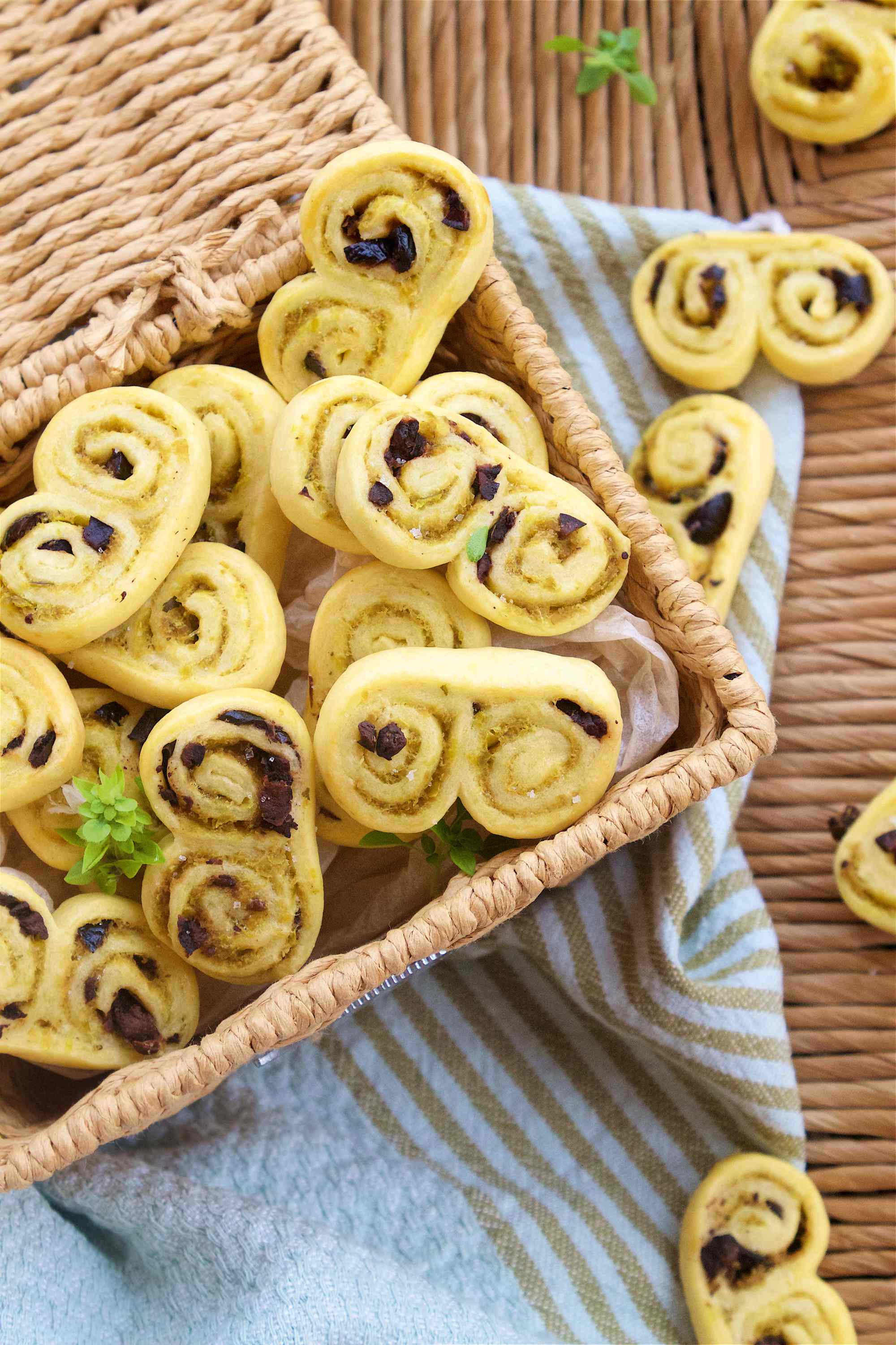 Palmiers mit Oliventapenade