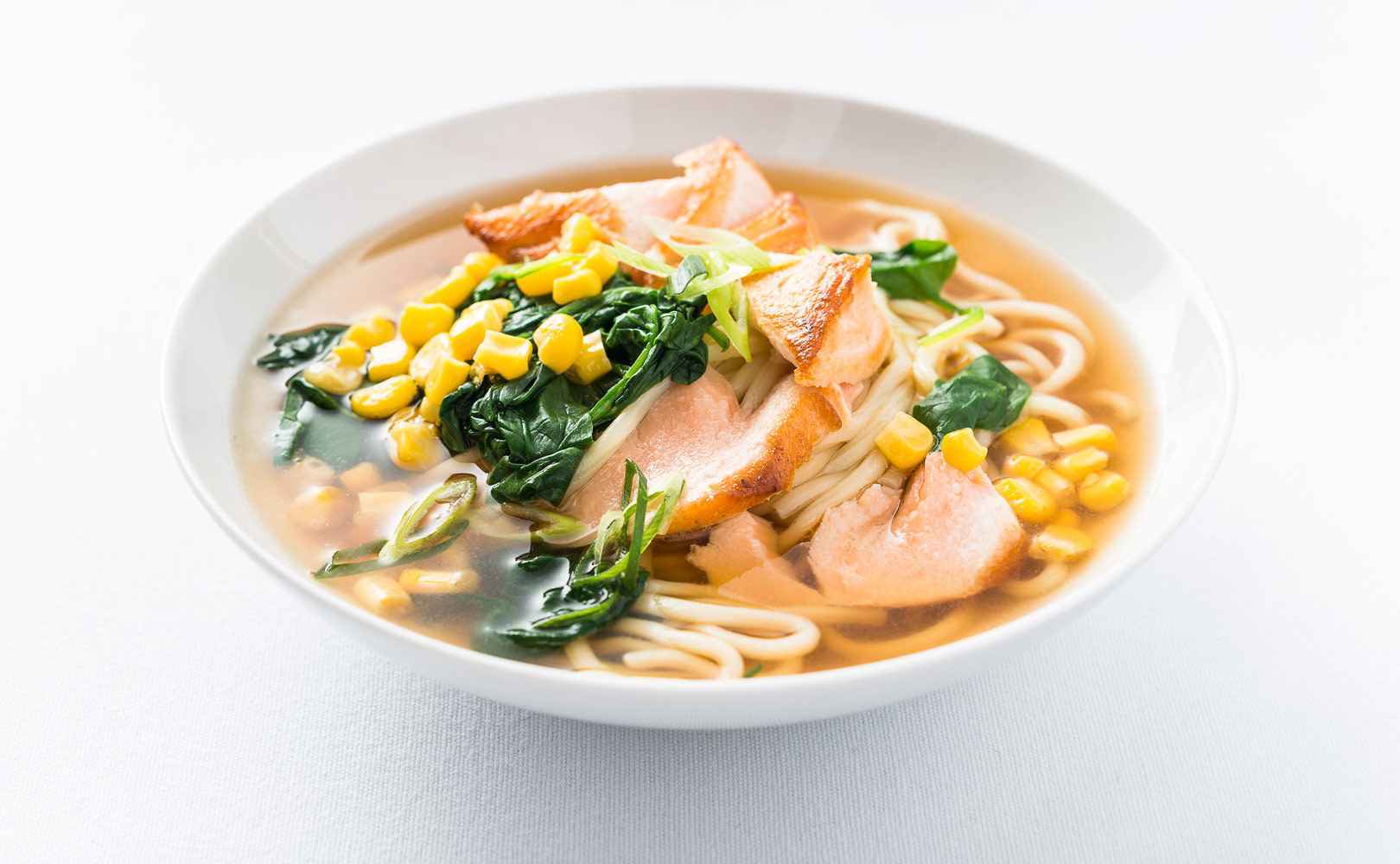 Miso-Ramen mit Lachs