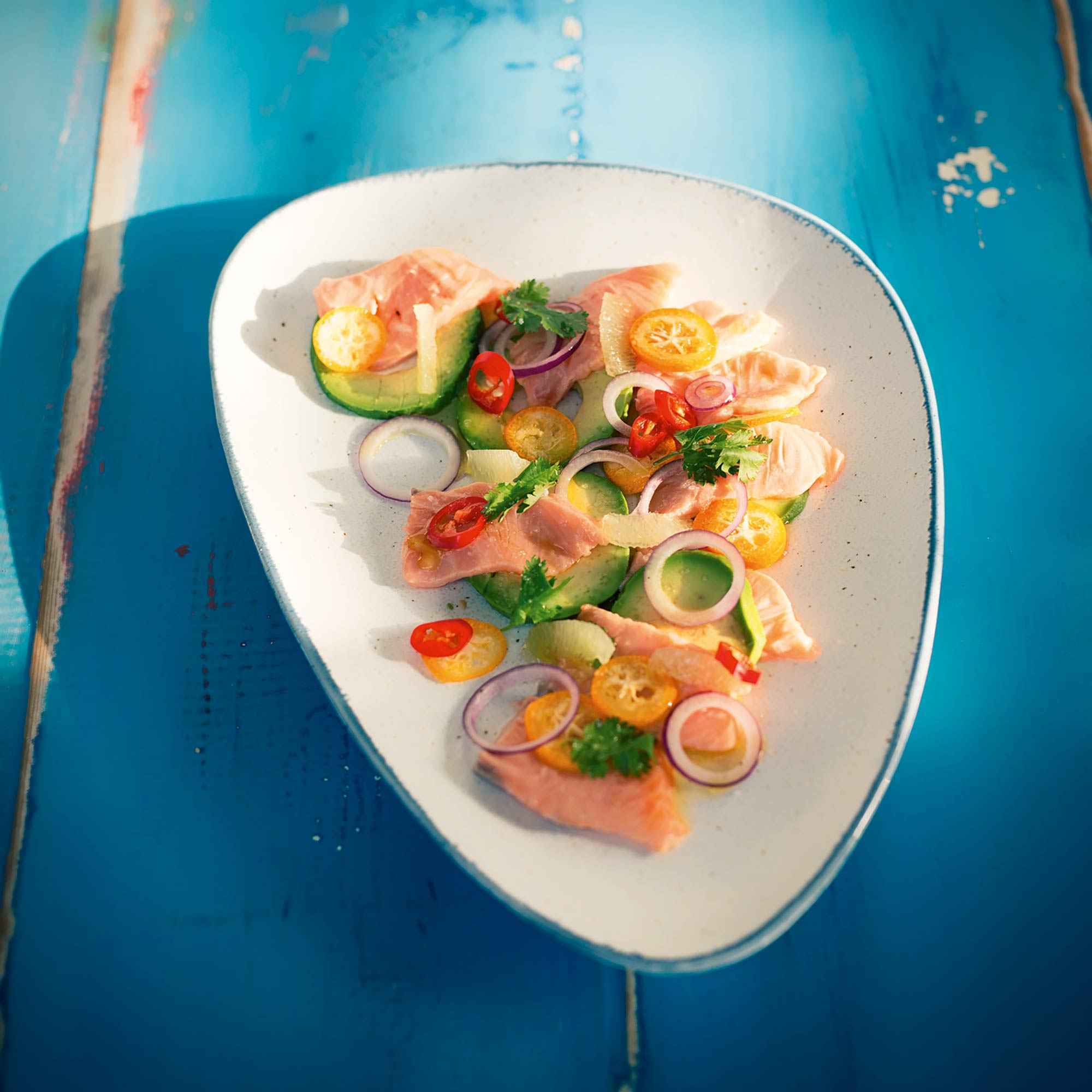 Ceviche vom Lachs