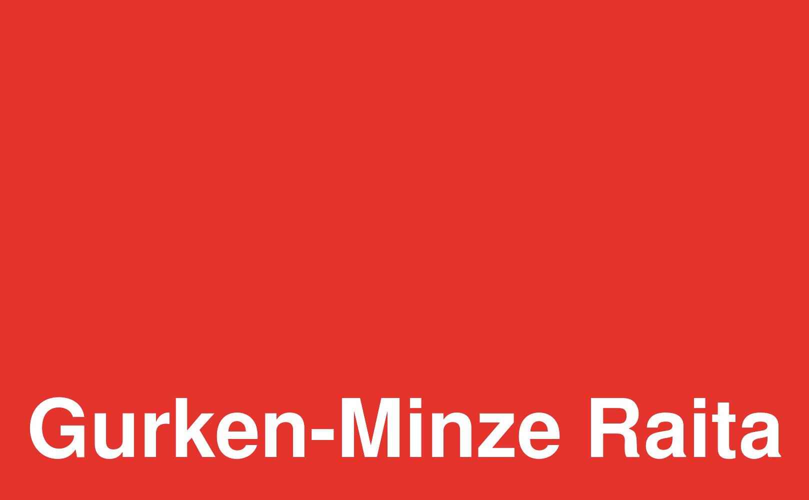 Gurken-Minze Raita