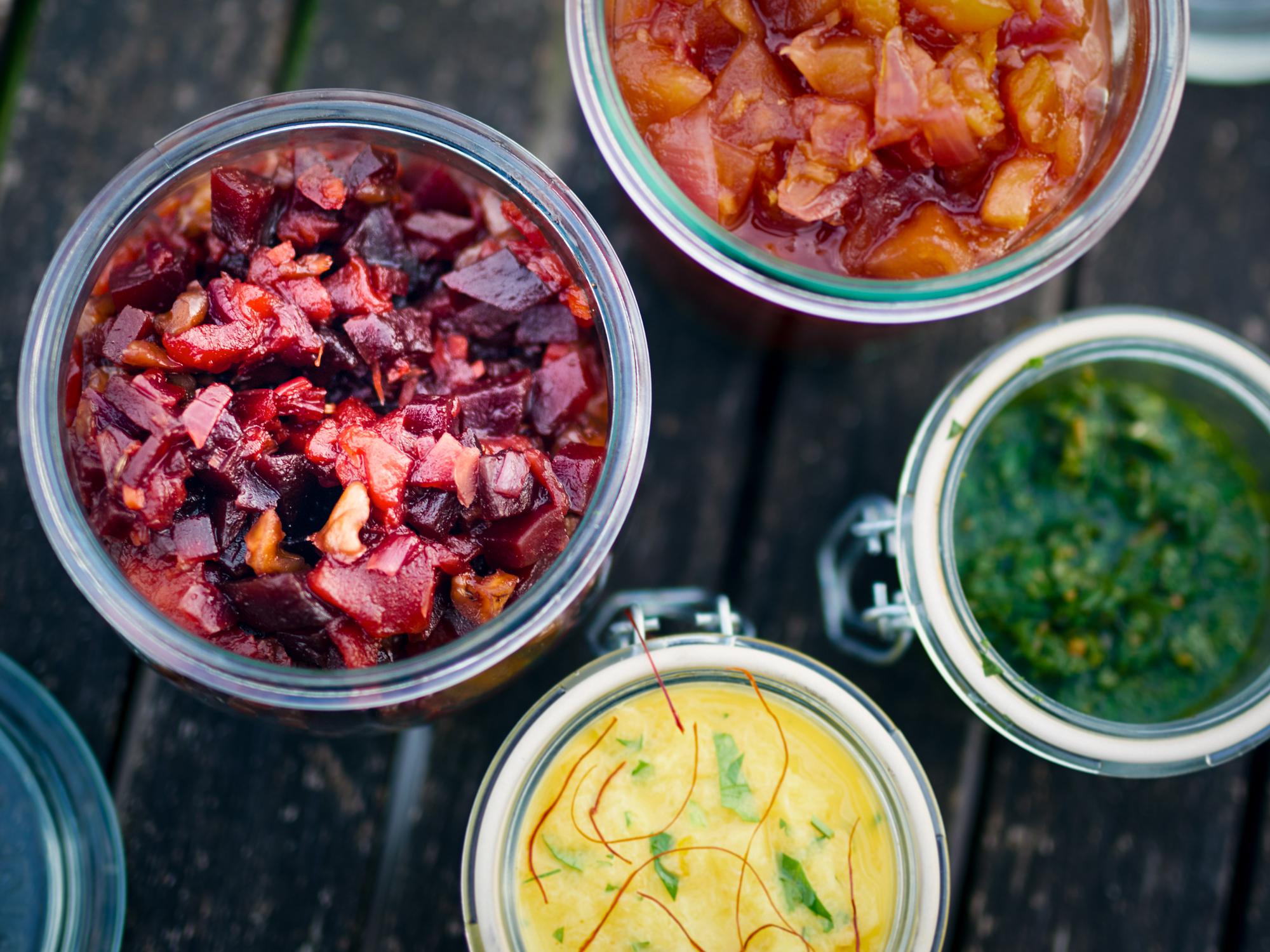 Rote-Bete-Birnen-Chutney