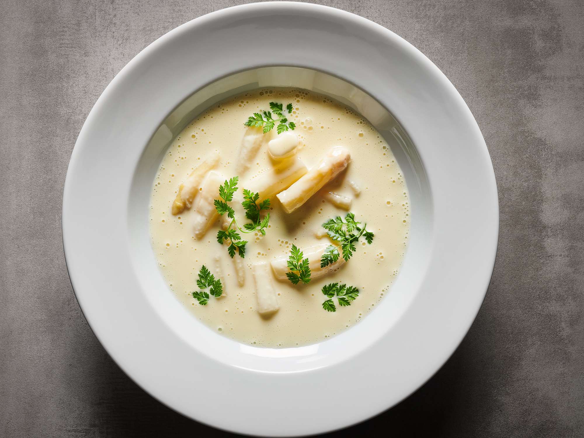 Ausgaben Nervenzusammenbruch dänisch spargelcremesuppe rezept aus ...