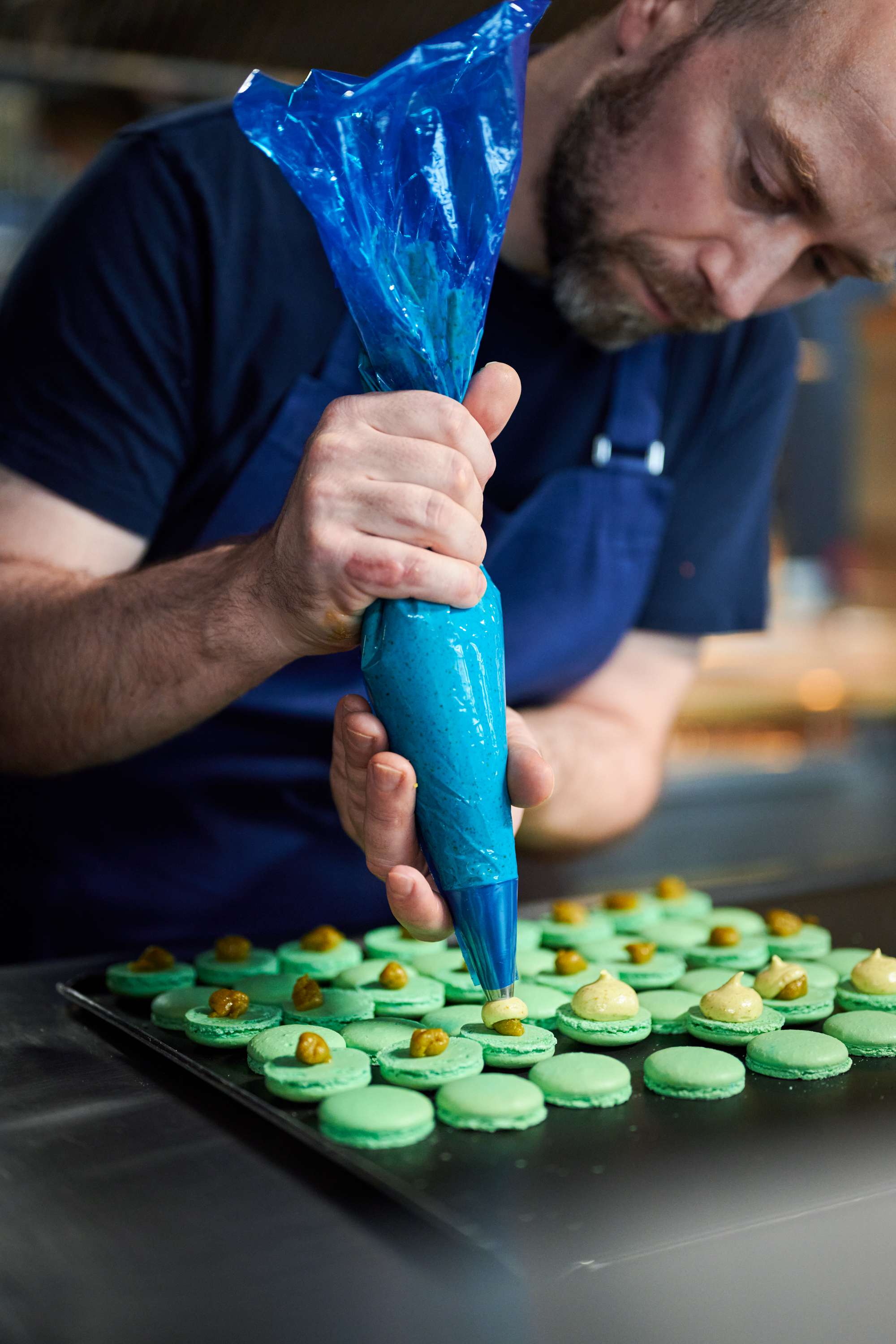 Pistazienmacarons