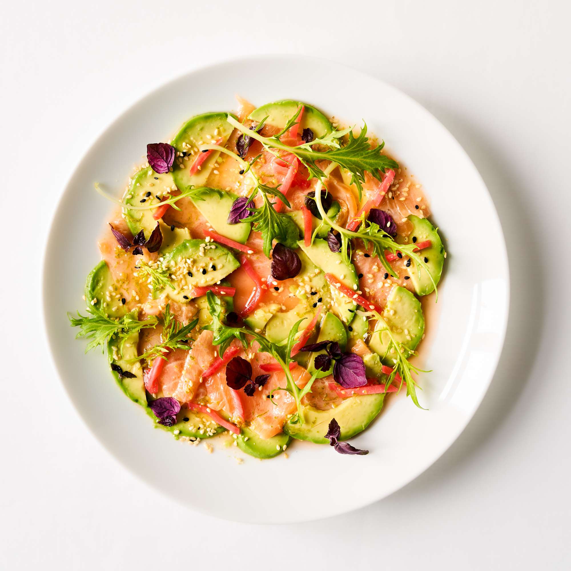 Avocado-Lachs-Salat »Japonaise«