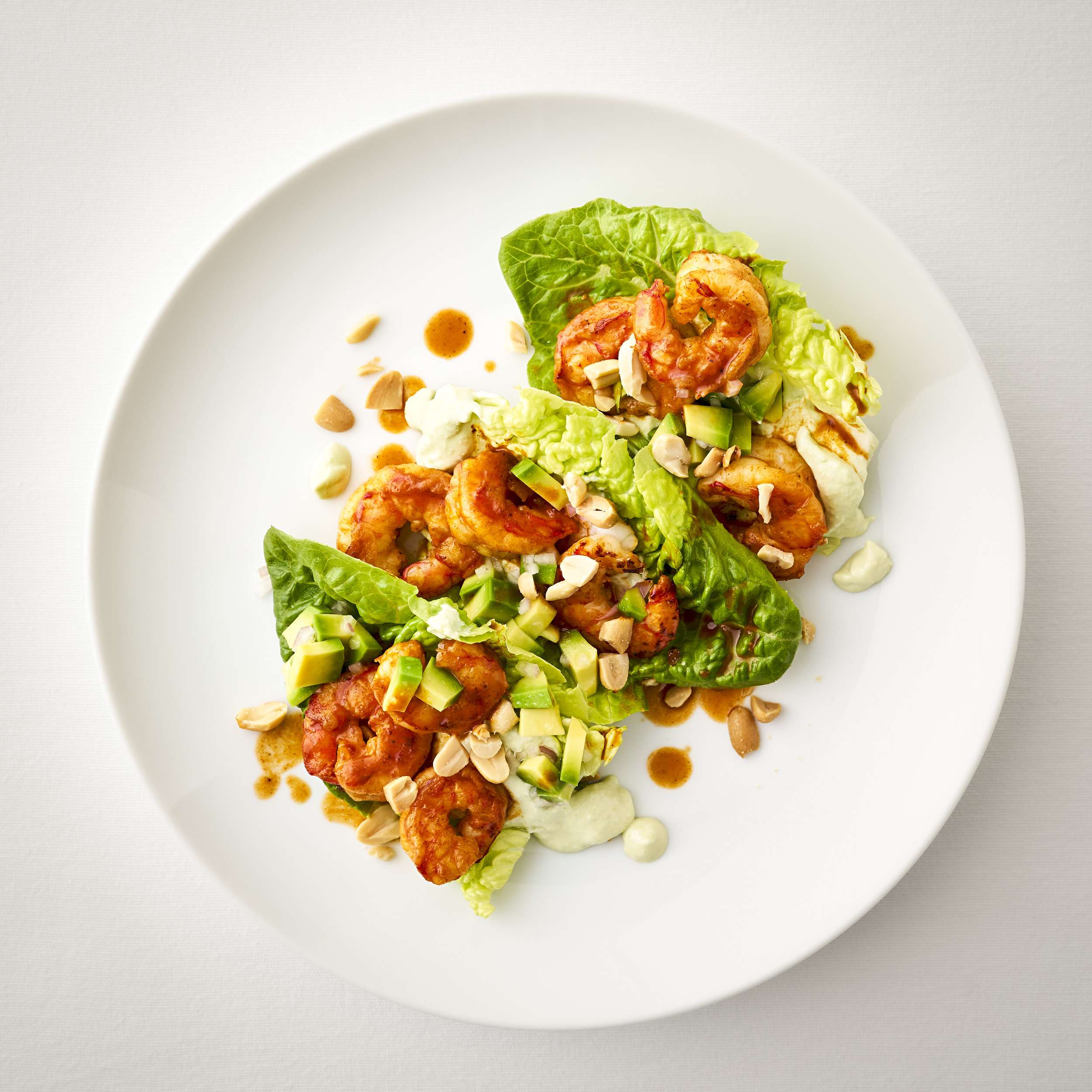 Hot Pepper Shrimps mit Avocado-Mayonnaise