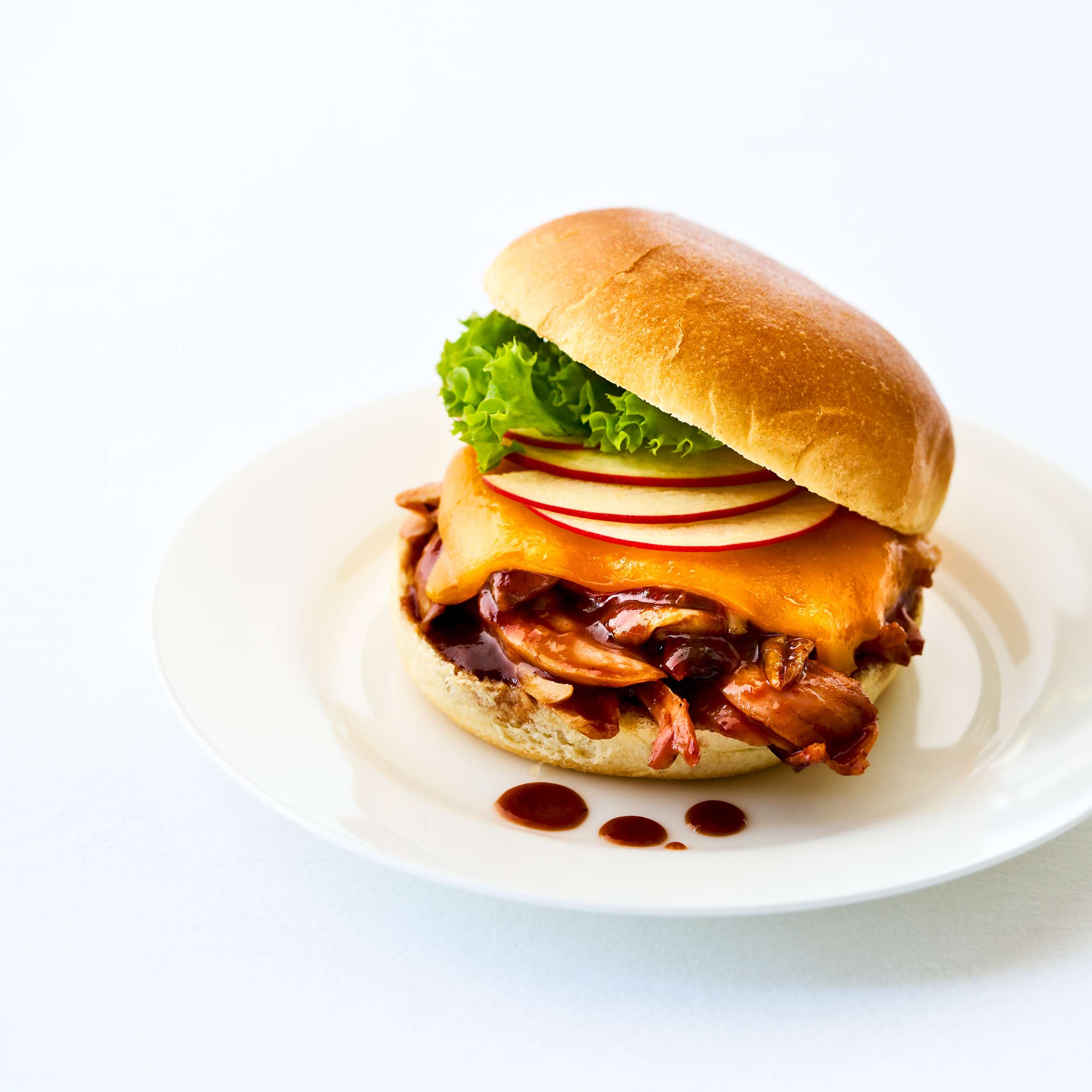 Pulled Chicken BBQ-Burger