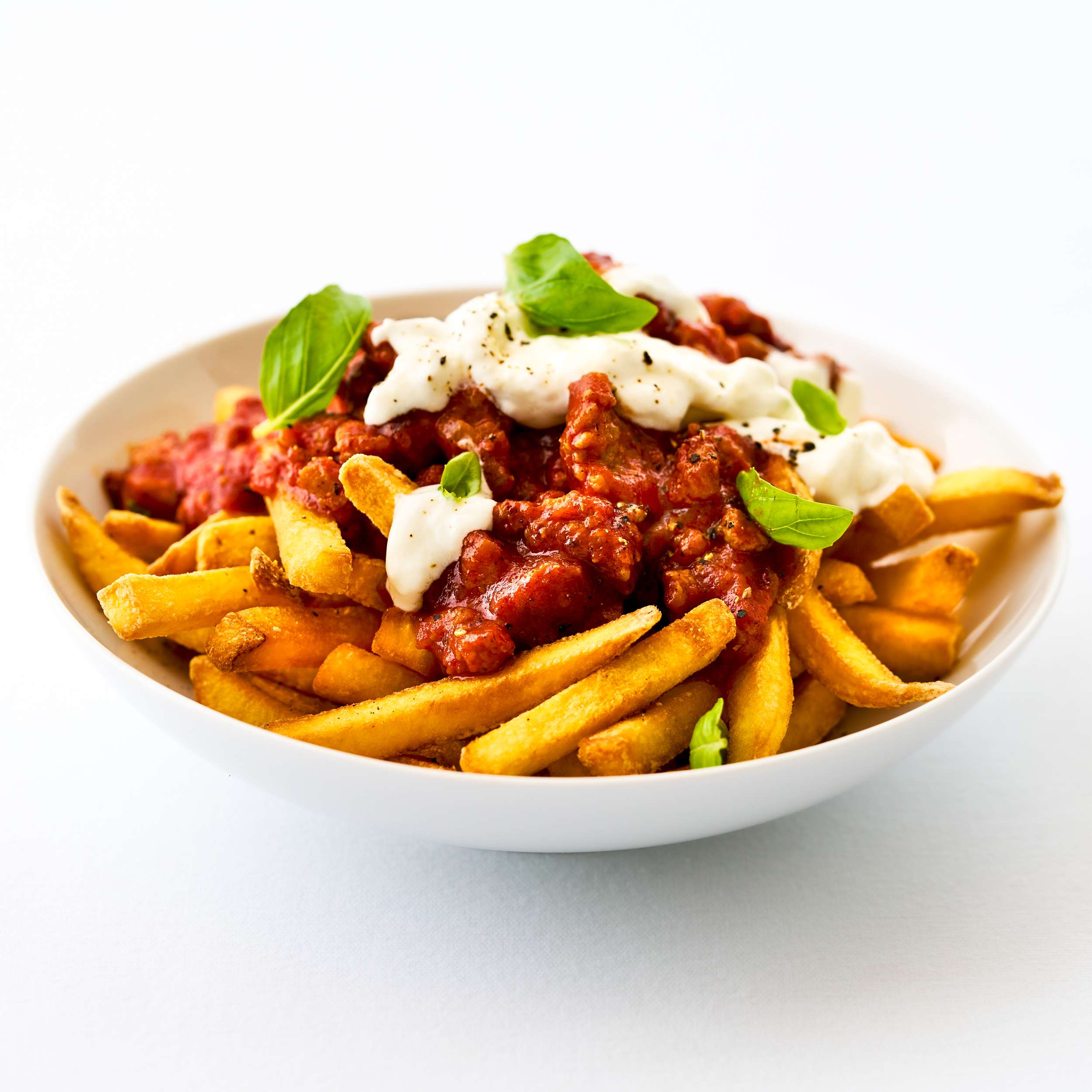 Pommes-Bolo mit Stracciatella