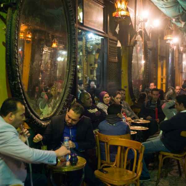 Ein orientalischer Traum: das Al-Fishawi im Kairoer Basarviertel Khan al-Khalili