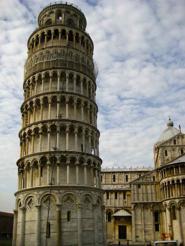 Der Michelin und der Schiefe Turm von Pisa